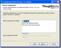 Development Notes: Setting up local developers with CCTray